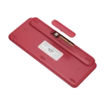 ⁦מקלדת מכאנית אלחוטית אודם, ורוד LOGITECH POP Keys⁩ – תמונה ⁦8⁩