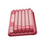 ⁦מקלדת מכאנית אלחוטית אודם, ורוד LOGITECH POP Keys⁩ – תמונה ⁦9⁩