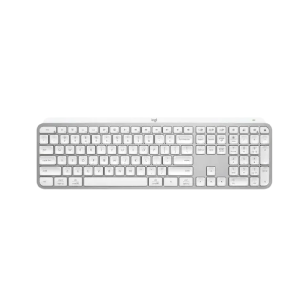 מקלדת אלחוטית מוארת Logitech MX Keys S – צבע לבן