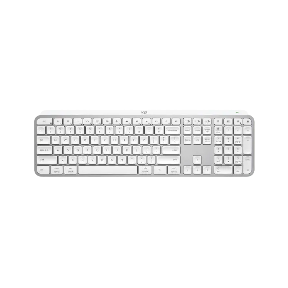 92001-158-80-11 מקלדת אלחוטית מוארת Logitech MX Keys S – צבע לבן – תמונה 1