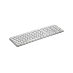 ⁦מקלדת אלחוטית מוארת Logitech MX Keys S – צבע לבן⁩ – תמונה ⁦2⁩