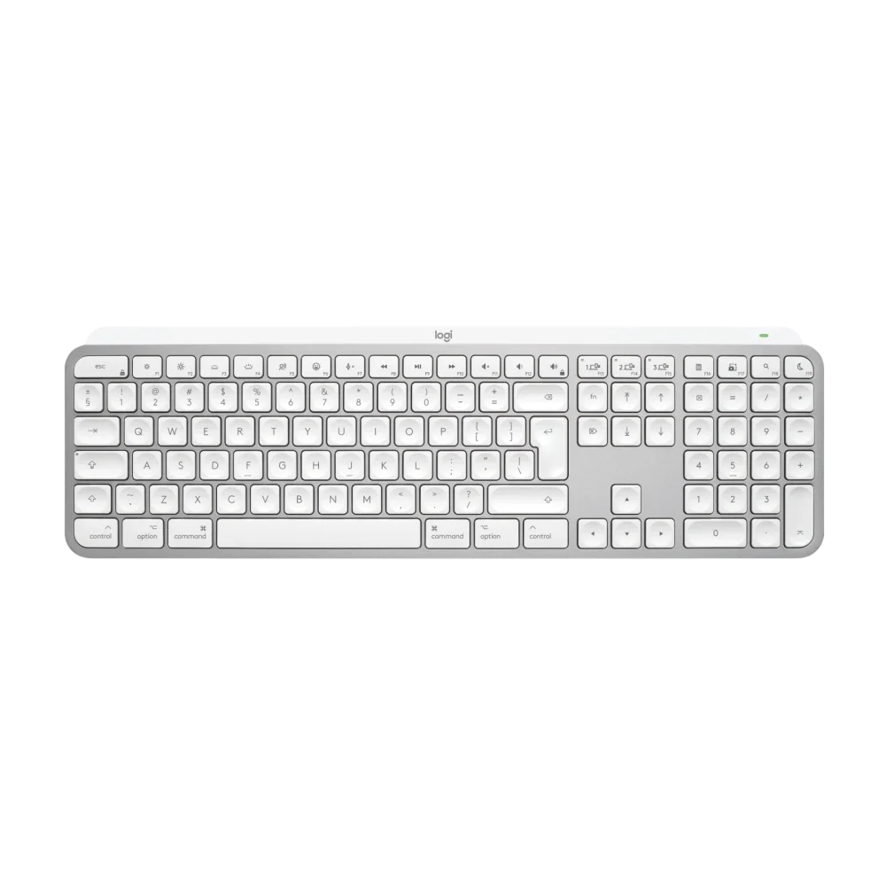92001-163-80 מקלדת אלחוטית LOGITECH MX KEYS S FOR MAC PALE GREY – תמונה 1