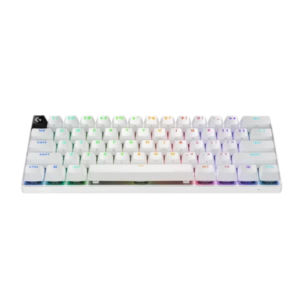 מקלדת גיימינג אלחוטית –Logitech G Pro X 60 TKL בצבע לבן