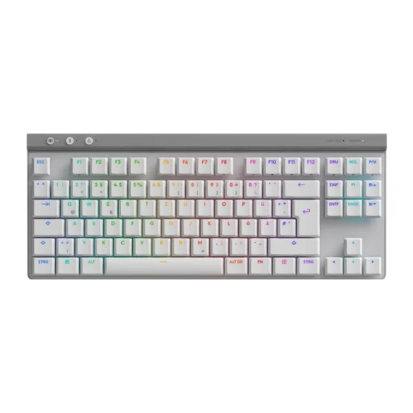 מקלדת גיימינג LOGITECH G515 LIGHTSPEED TKL צבע לבן