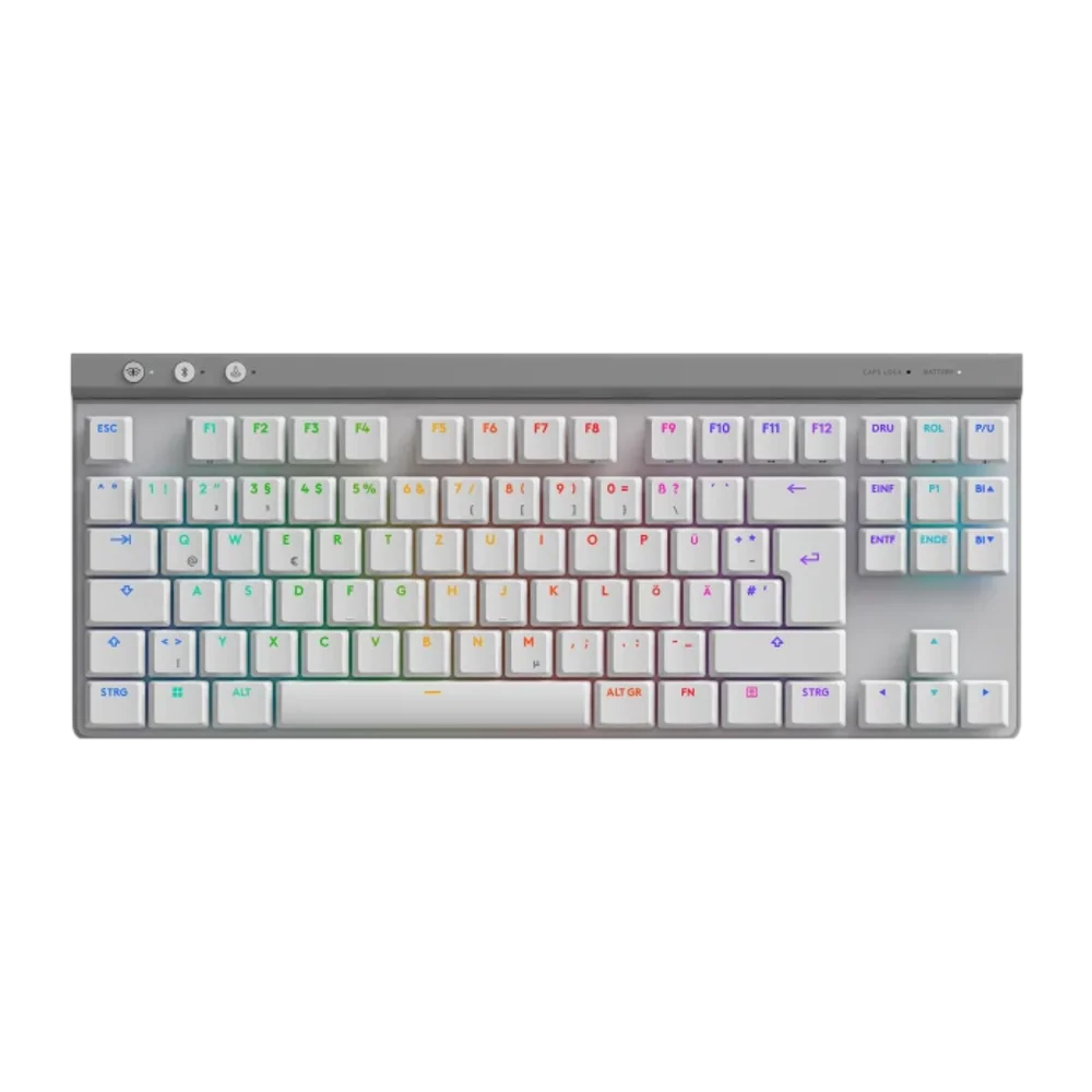 92001-253-90-1 מקלדת גיימינג LOGITECH G515 LIGHTSPEED TKL צבע לבן – תמונה 1