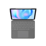 כיסוי מקלדת  LOGITECH Combo Touch בצבע אפור, עבור iPad Air 11-inch (M2), iPad Air (5th Gen)