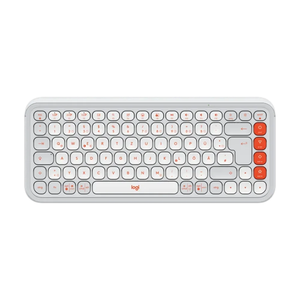 92001-307-20 מקלדת אלחוטית בצבע אוף-וויט LOGITECH POP ICON KEYS – תמונה 1