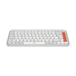 ⁦מקלדת אלחוטית בצבע אוף-וויט LOGITECH POP ICON KEYS⁩ – תמונה ⁦2⁩