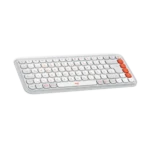 ⁦מקלדת אלחוטית בצבע אוף-וויט LOGITECH POP ICON KEYS⁩ – תמונה ⁦3⁩