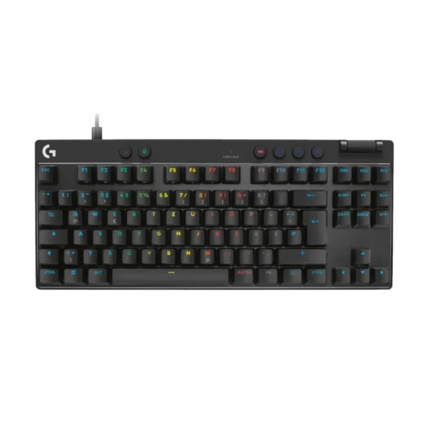 מקלדת גיימינג חוטית PRO X TKL RAPID בצבע שחור מבית LOGITECH