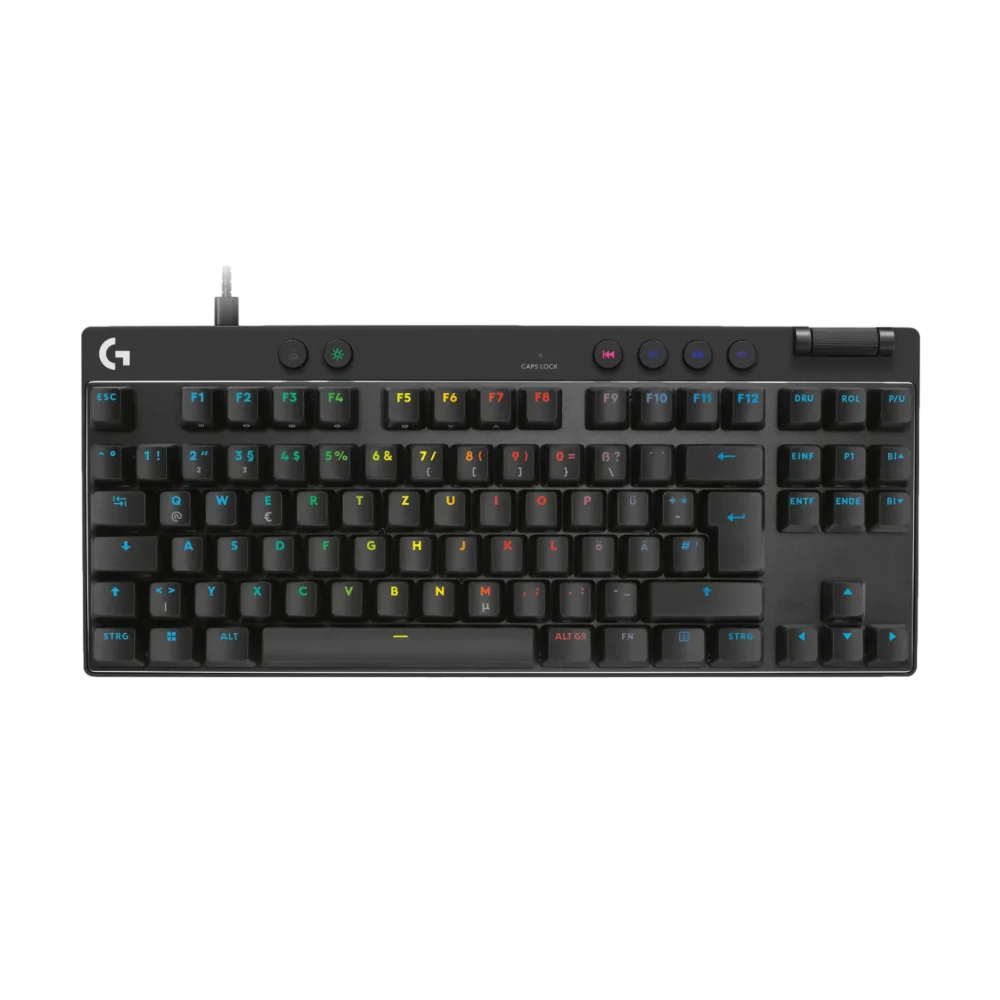 92001-323-30 מקלדת גיימינג חוטית PRO X TKL RAPID בצבע שחור מבית LOGITECH – תמונה 1