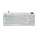 מקלדת גיימינג חוטית PRO X TKL RAPID בצבע לבן מבית LOGITECH