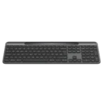 ⁦LOGITECH SLIM SOLAR + GRAPHITE – מקלדת סולארית אלחוטית⁩ – תמונה ⁦3⁩