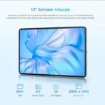 ⁦טאבלט OUKITEL OT5S 4G 6+256 12 שחור סוללה 8250mAh⁩ – תמונה ⁦4⁩