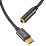 ⁦מתאם מ-USB-C לחיבור 3.5 מ”מ Baseus שחור⁩ – תמונה ⁦4⁩