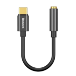 מתאם מ-USB-C לחיבור 3.5 מ”מ Baseus שחור