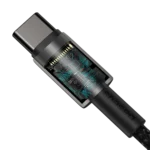 ⁦כבל BASEUS CABLE USB-C TYPE-C PD בצבע שחור⁩ – תמונה ⁦3⁩