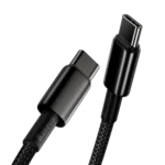 ⁦כבל BASEUS CABLE USB-C TYPE-C PD בצבע שחור⁩ – תמונה ⁦5⁩