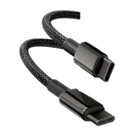 ⁦כבל BASEUS CABLE USB-C TYPE-C PD בצבע שחור⁩ – תמונה ⁦6⁩