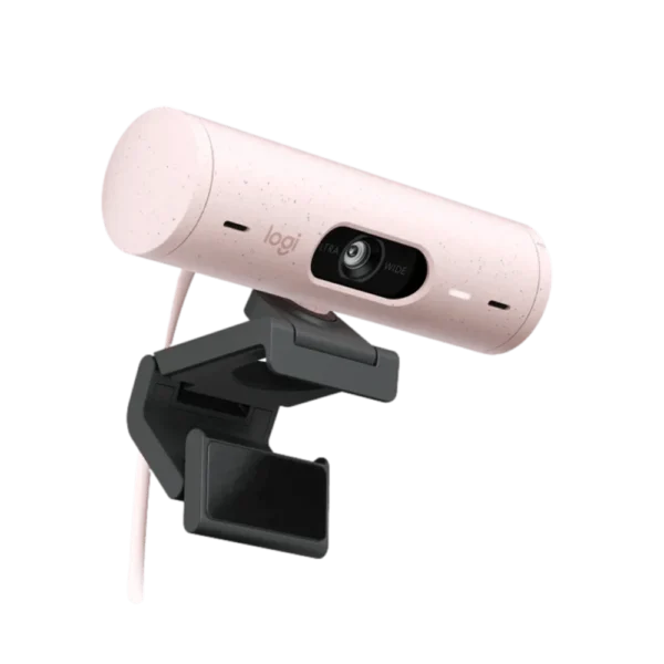 מצלמת רשת  Logitech BRIO 500 – צבע ורוד