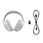 ⁦אוזניות אלחוטיות דגם G321 בצבע לבן מבית LOGITECH⁩ – תמונה ⁦3⁩