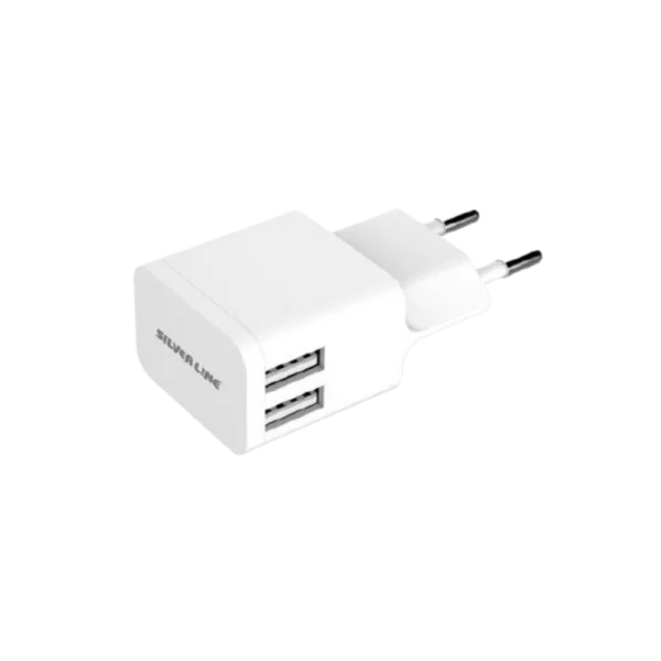 מטען קיר לאיפון SWC244 2.4A 2USB לS