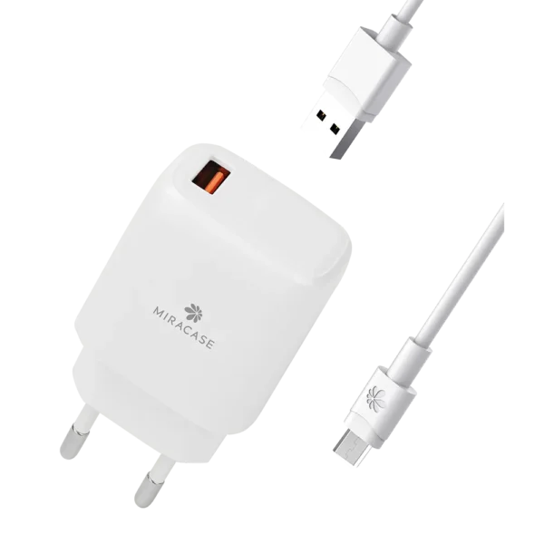 מטען קיר דגם MWC18Q בצבע לבן מבית MIRACASE