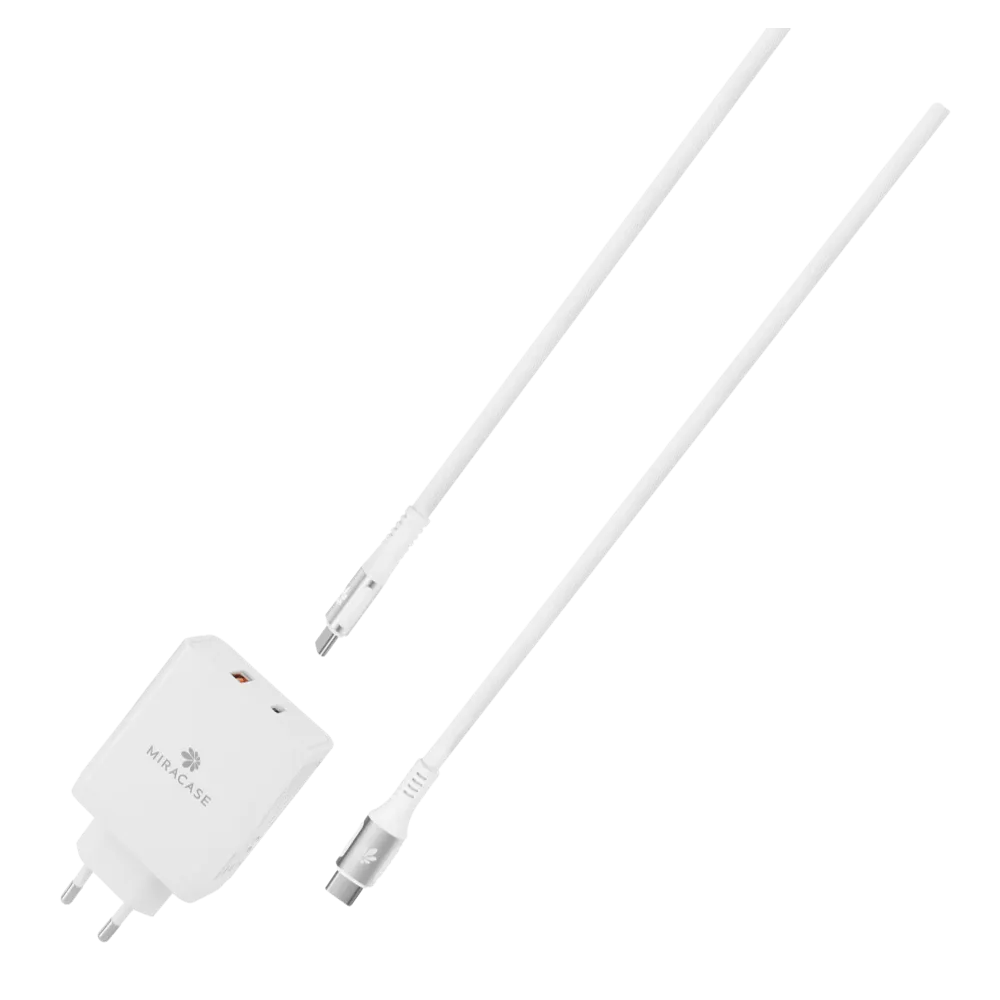 99213-003-24-1 מטען קיר מהיר בצבע לבן MWC65PQ MIRACASE – תמונה 1