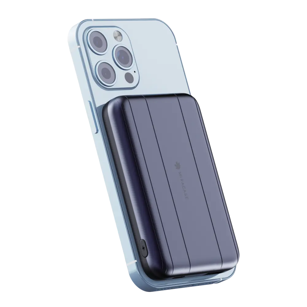 99213-064-45 סוללת טעינה MIRACASE 10000mAh MAGSAFE בצבע כחול – תמונה 1