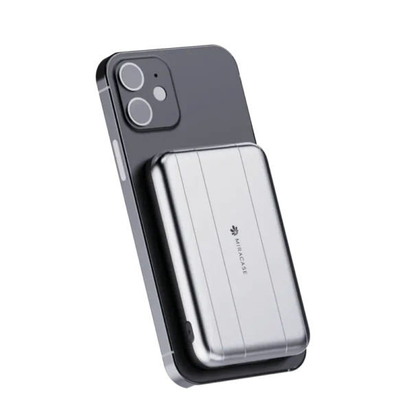 סוללת טעינה MIRACASE 5000mAh MAGSAFE כסוף