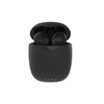 ⁦אוזניות נטענות דגם  WIRELESS Bluetooth MTWS80 בצבע שחור⁩ – תמונה ⁦2⁩