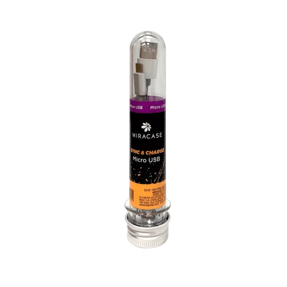 99317-000-01-1 כבל מבחנה MIRACASE Micro USB – תמונה 1