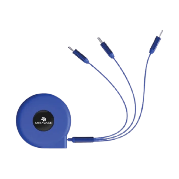 כבל טעינה וסנכרון Miracase 2IN1 MICRO USB/Lightning MAC130 – סגול