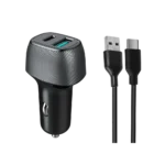 מטען לרכב QC18W+PD20W+כבל Miracase Type-C