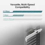 ⁦כרטיס רשת ‏G‏2.5 ‏PCIe‏ ‏TX201‎ מבית TP-LINK⁩ – תמונה ⁦3⁩