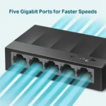 ⁦LS1005G 5-Port Desktop Switch מבית TP-LINK⁩ – תמונה ⁦2⁩