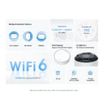 ⁦(1 באריזה) Deco X50-PoE AX3000 Mesh מבית TP-LINK⁩ – תמונה ⁦3⁩