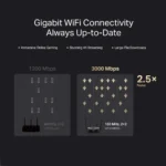 ⁦‏MR80X AX3000 Wi-Fi 6 Route מבית MERCUSYS⁩ – תמונה ⁦5⁩