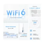 ⁦(2 באריזה) Deco X95 AX7800 Mesh WiFi 6 מבית TP-LINK⁩ – תמונה ⁦4⁩