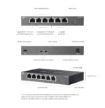 ⁦מתג PoE עם 6 פורטים DS106GPP מבית OMADA⁩ – תמונה ⁦4⁩