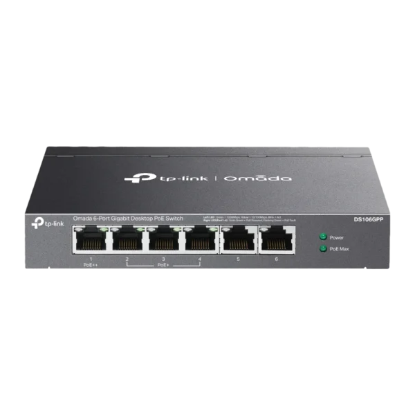 מתג PoE עם 6 פורטים DS106GPP מבית OMADA