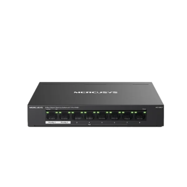 מתג MS108GP 8-P Gigabit מבית MERCUSYS