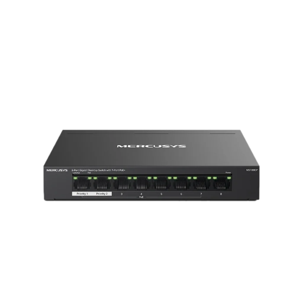 99360-108-03 מתג MS108GP 8-P Gigabit מבית MERCUSYS – תמונה 1