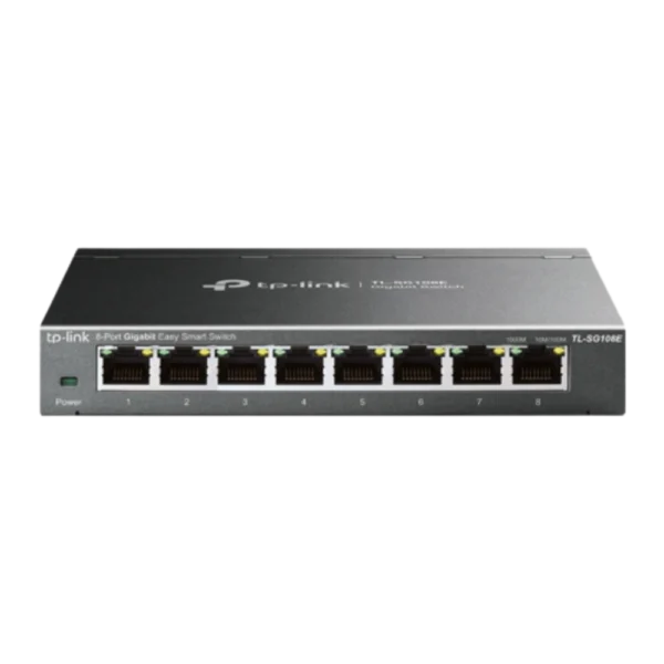 מתג 8 פורטים SG108E Gigabit מבית TP-LINK