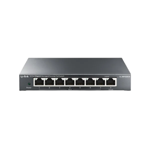 TL-RP108GE 8-Port Gigabit PoE Switch מבית TP-LINK