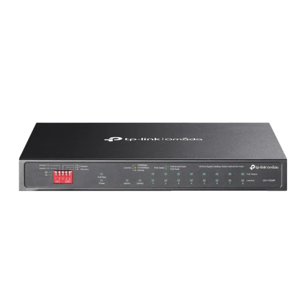 מתג שולחני +DS110GMP PoE מבית OMADA