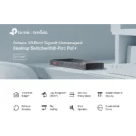 ⁦מתג שולחני +DS110GMP PoE מבית OMADA⁩ – תמונה ⁦4⁩
