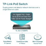 ⁦TL-SG1210MPE 10-Port Gigabit Switch מבית TP-LINK⁩ – תמונה ⁦5⁩