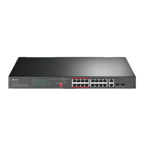 +TL-SL1218MP Switch with 16-Port PoE מבית TP-LINK
