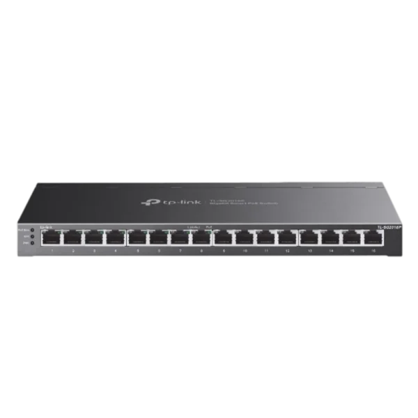 מתג מתכת שולחני L-SG2016P GIGA 8POE + 8POE+ 120W
